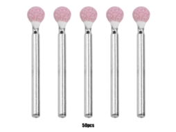 50 Peças De Cabeças De Esmerilamento Cerâmico Esféricas, Pontas De Polimento Para Ferramenta Rotatória 3*6mm