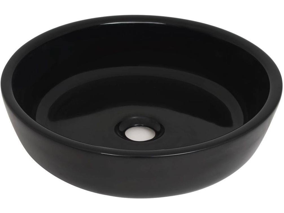 Basin, Basins Vidaxl Preto Cerâmica (n/a)