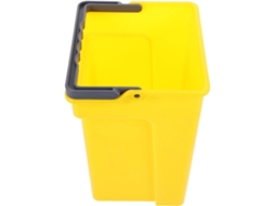 Balde De Limpeza Multifuncional De Plástico Amarelo De 4 Litros Com Alça.