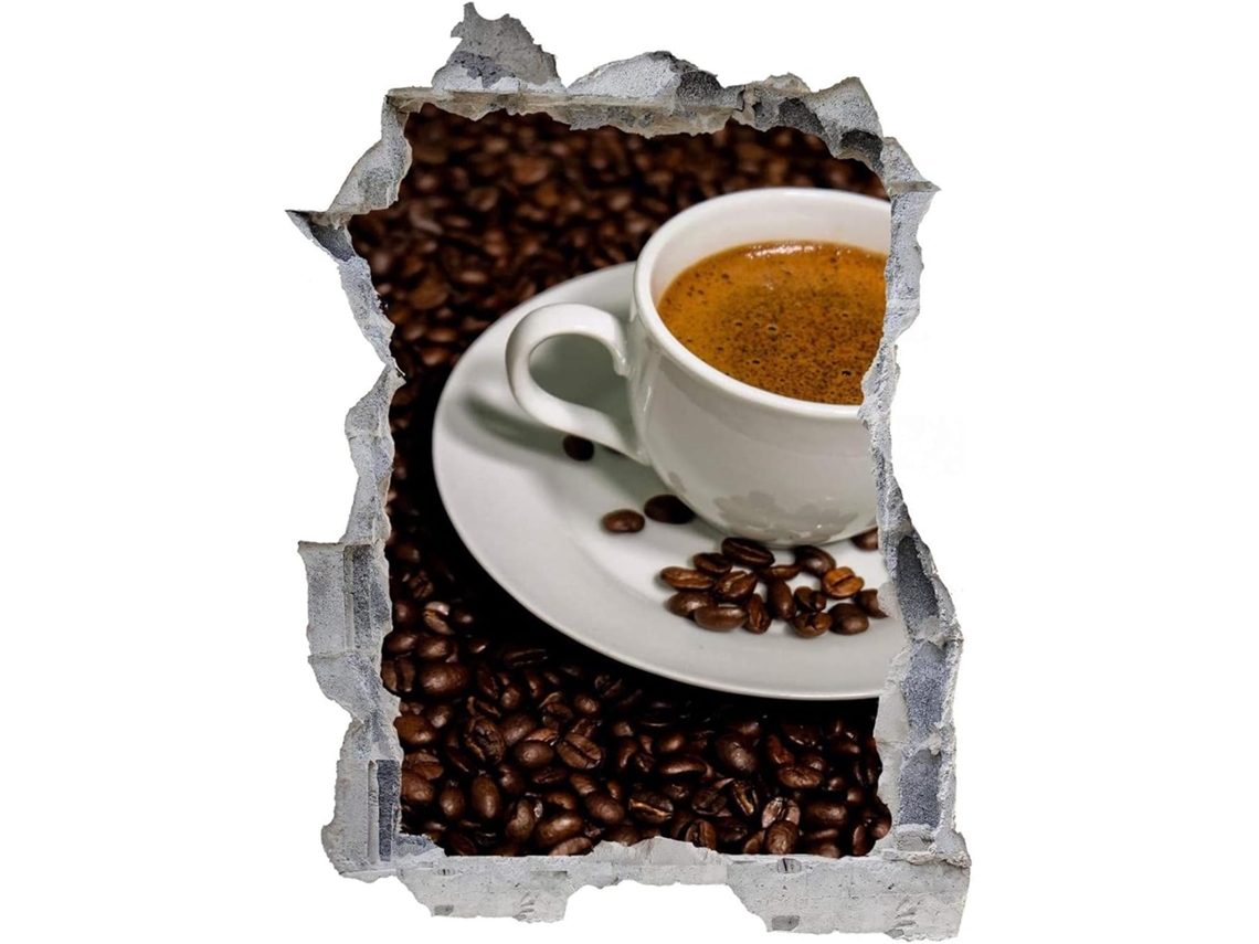 Adesivos Muraux Coffee Maker Adesivo Mural Para Salao De Beleza Quarto Cozinha Escritório Adulto Criança 70x110cm