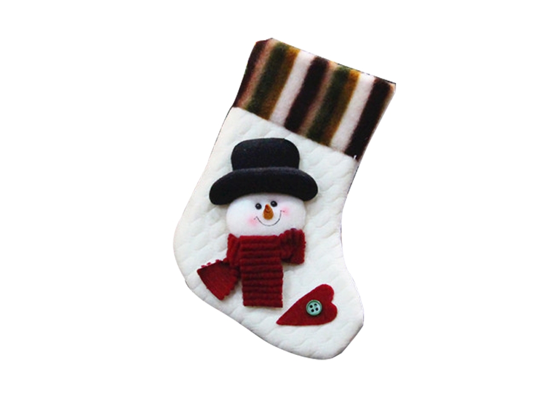 Meias De Natal Grandes Laxiscreed Para Decoração E Presente Com Boneco De Neve