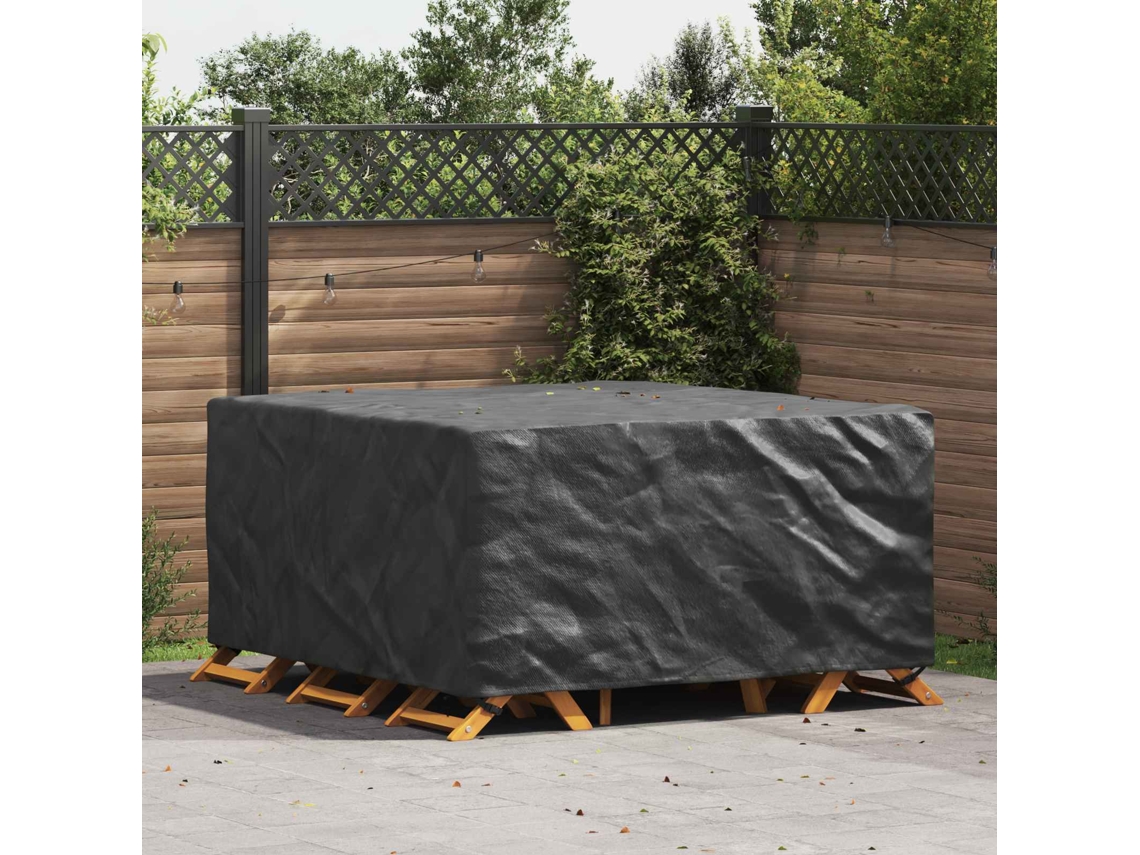 Vidaxl Capa Para Móveis Liso Preto 180 X 190 X 85 Cm 210d