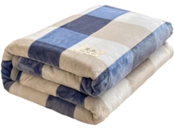 Manta Xadrez de Flanela Fansu Quente e Macia em Microfibra Ideal para Cama Sofá Todas as Estações 120x200cm, M