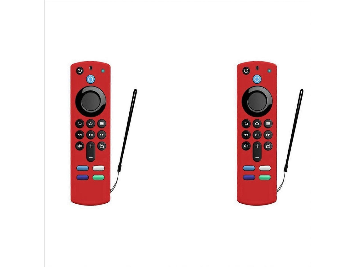 Capa De Silicone Para Controle Remoto Do Fire 4k De 3ª Geração (vermelha)