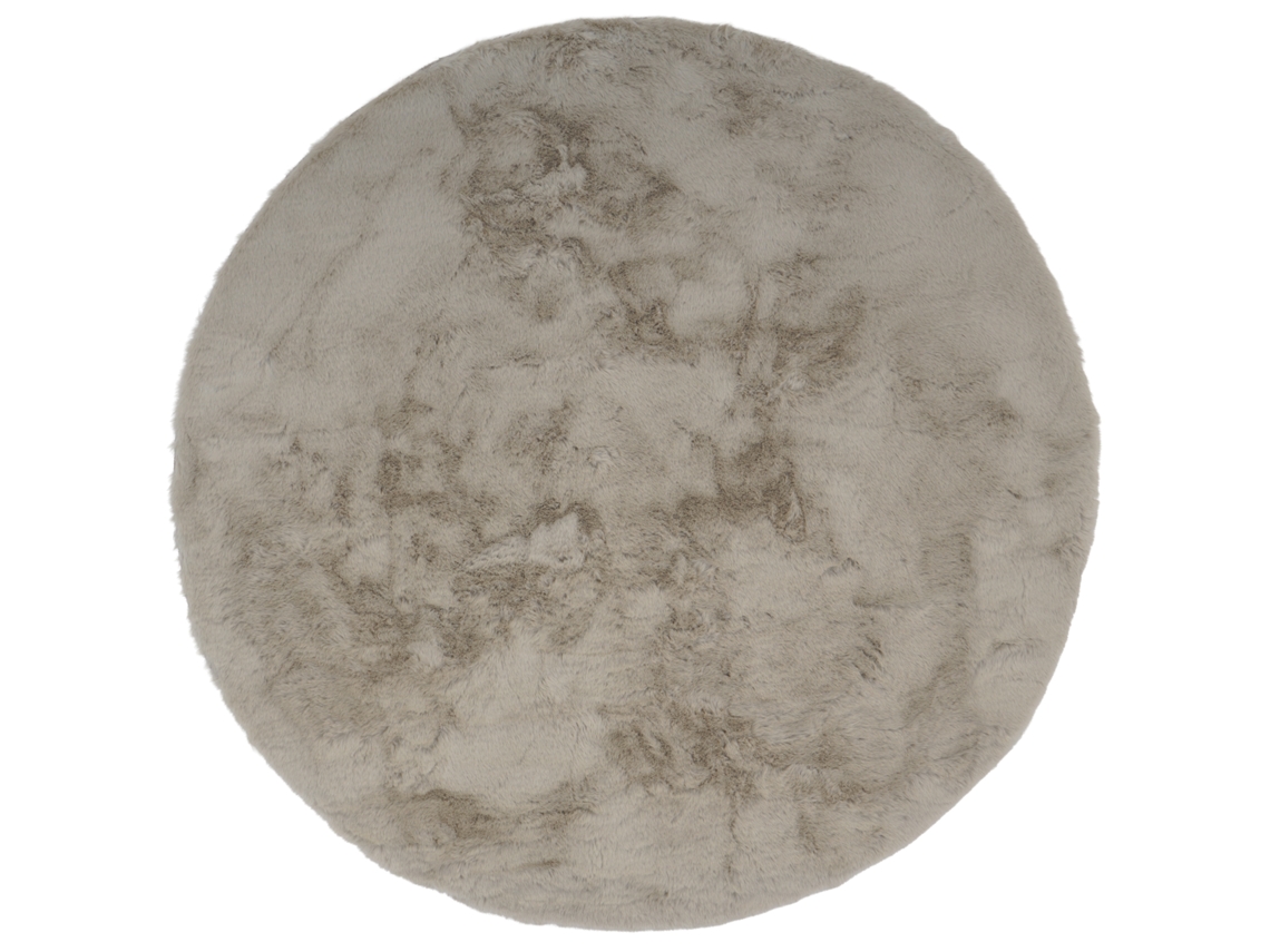 Consilio Concept Tapete De Pele Sintética Cloud Super Soft 120x120 Cm Greige