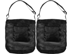 Kit de 2 Bolsas de Ombro Respiráveis Inoomp para Coleta de Cogumelos, com Base Robusta e Material em Tela, Ideais para CHABERLU