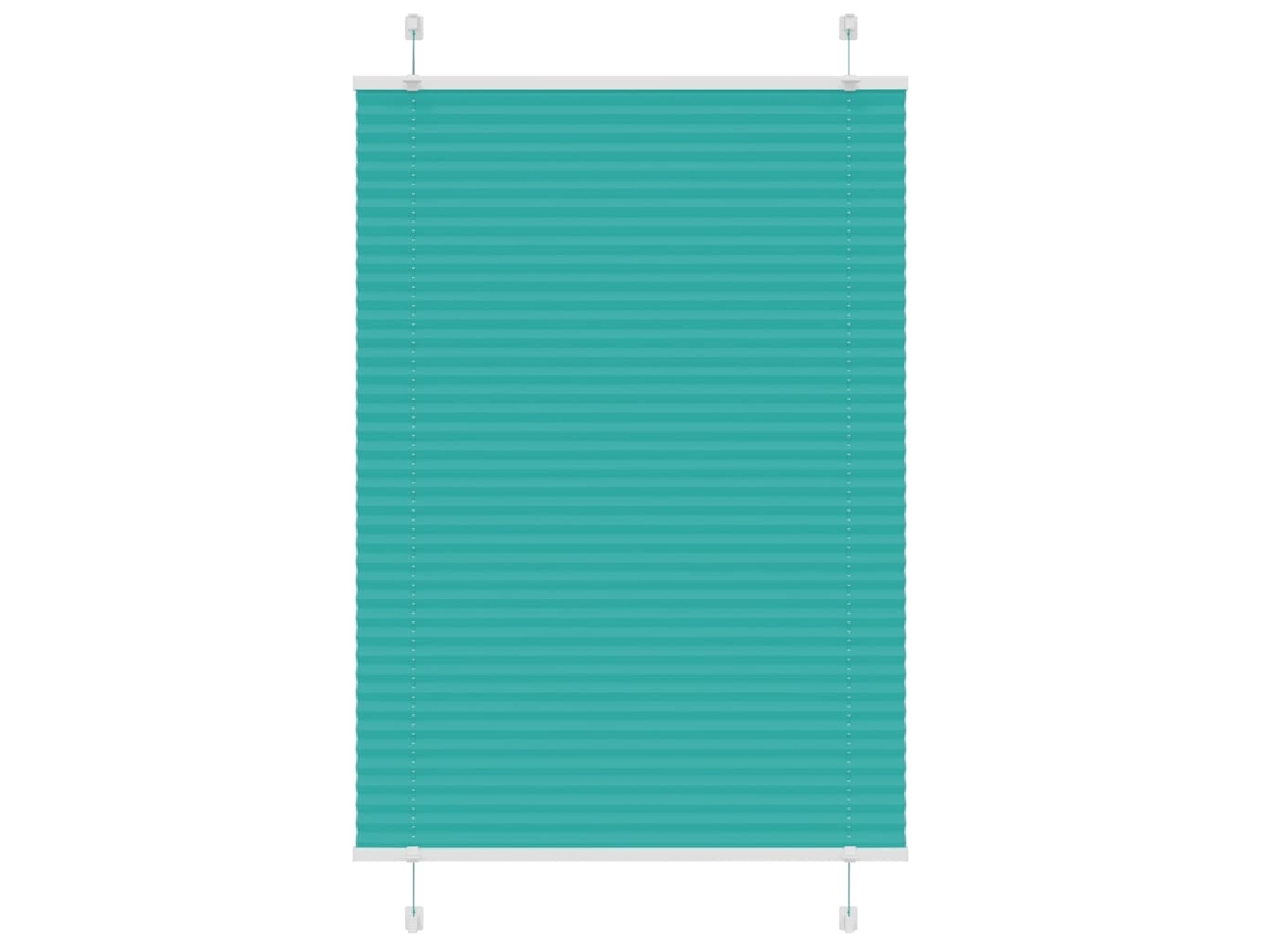 Vidaxl Gasolina Verde Plissada Cega 90x150 Cm Largura Tecido 89,4 Cm