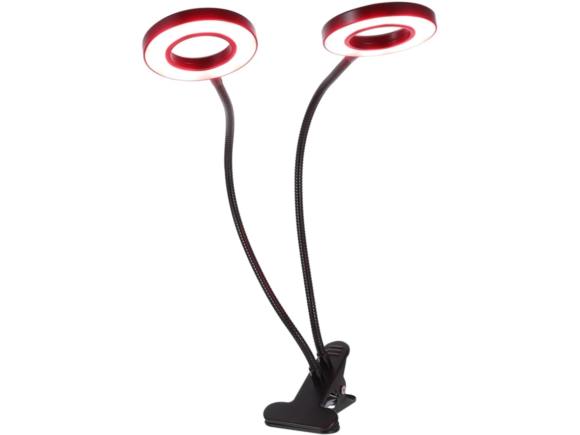 Inoomp Lâmpada Led para Plantas com Clipe e Usb 5v Ajustável, Luz de Crescimento para Plantas de Interior, Espectro CHABERLU