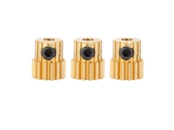 3 Peças Engrenagem De Motor De Carro Rc De Cobre M0.8 Diâmetro 3.175mm Para Hsp Axial Traxxas Redcat 13t