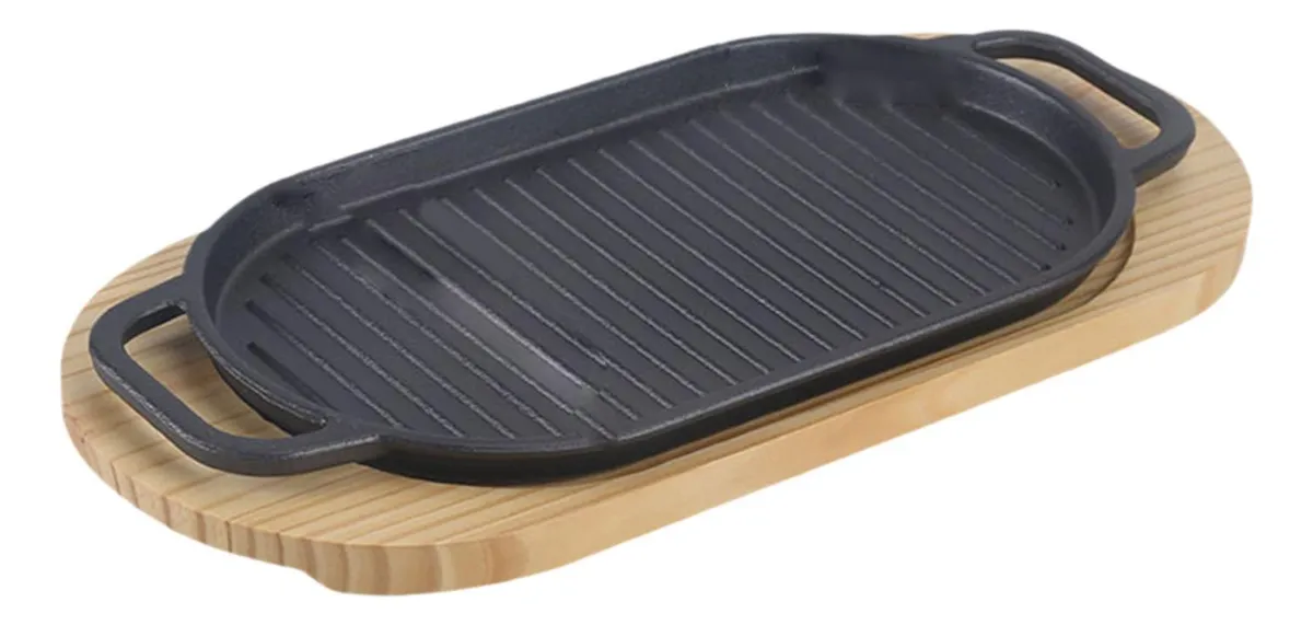 Conjunto De Pratos De Ferro Fundido Para Bife Pequenovayotoy