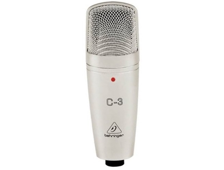 Microfone Condensador  C-3 (Com Fio - Frequência: 40Hz-18kHz)