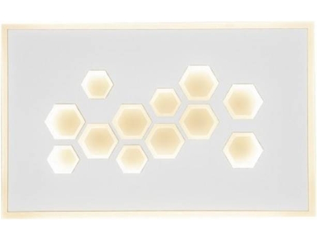Candeeiro de Parede AJP ILUMINACIÓN Dembe (Branco - Metacrilato, Metal - 15x24 cm)