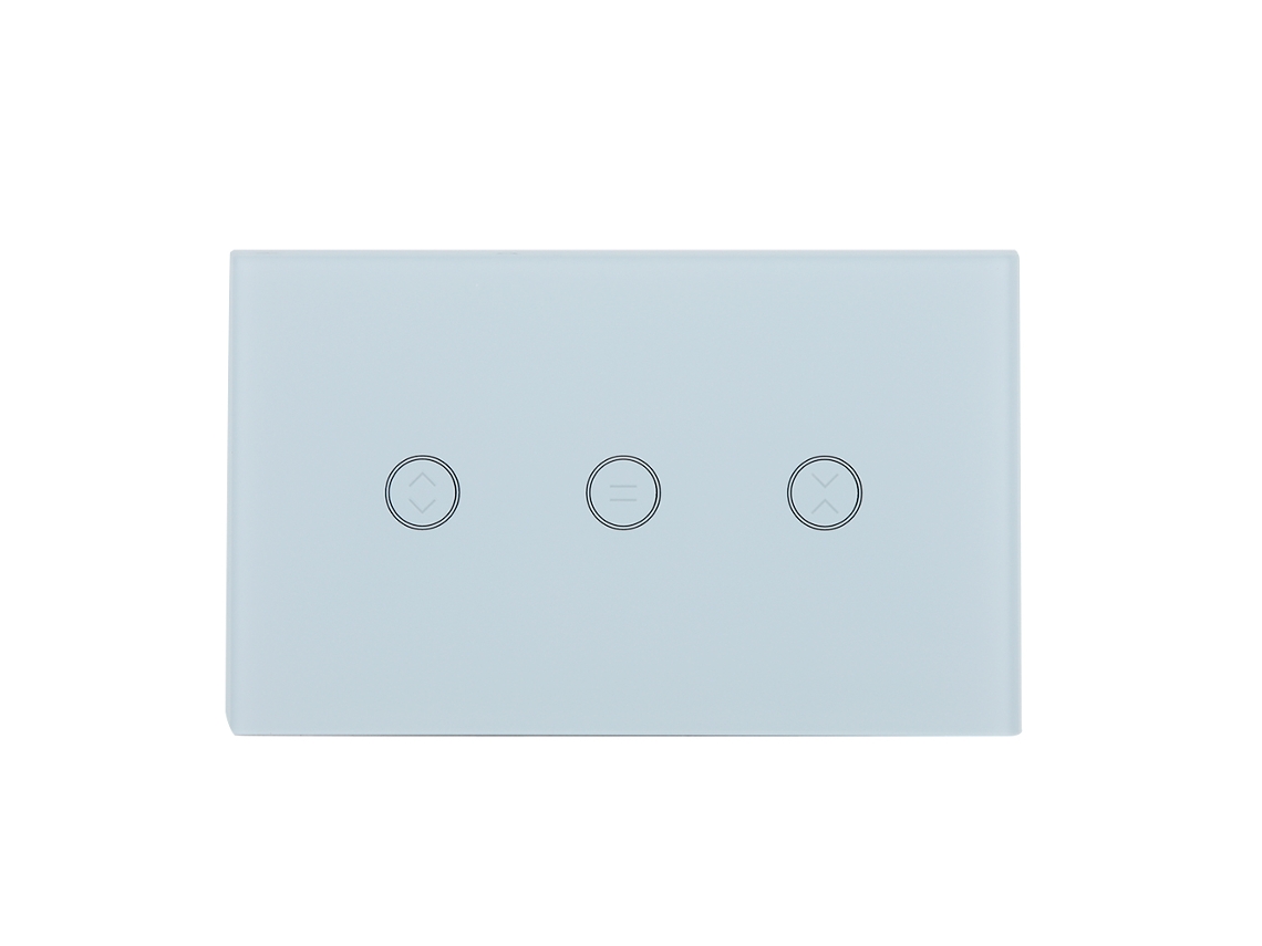 Painel de toque para motor de cortina inteligente Wi-Fi (compatível com controle remoto celular e controle de voz Alexa)