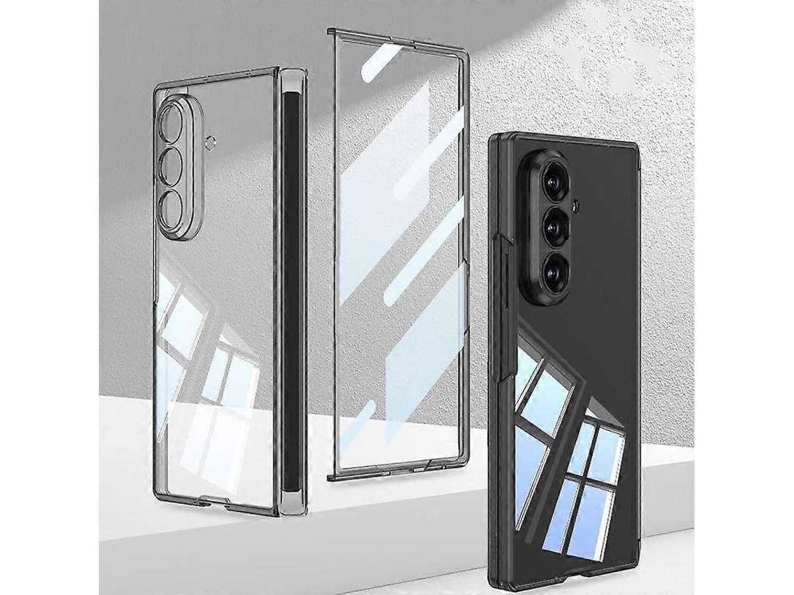Capa Transparente Dobrável Com Ímã Integrado Gkk Para Samsung Galaxy Z Fold7 5g