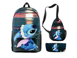 Stitch Mochila KOHREE de Três Peças Do Aluno