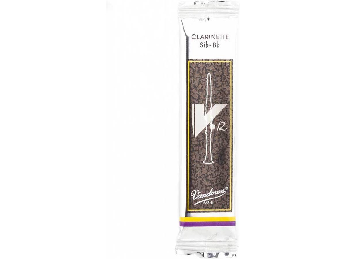 Palheta de Clarinete VANDOREN Bb V12 (Força 2,5)