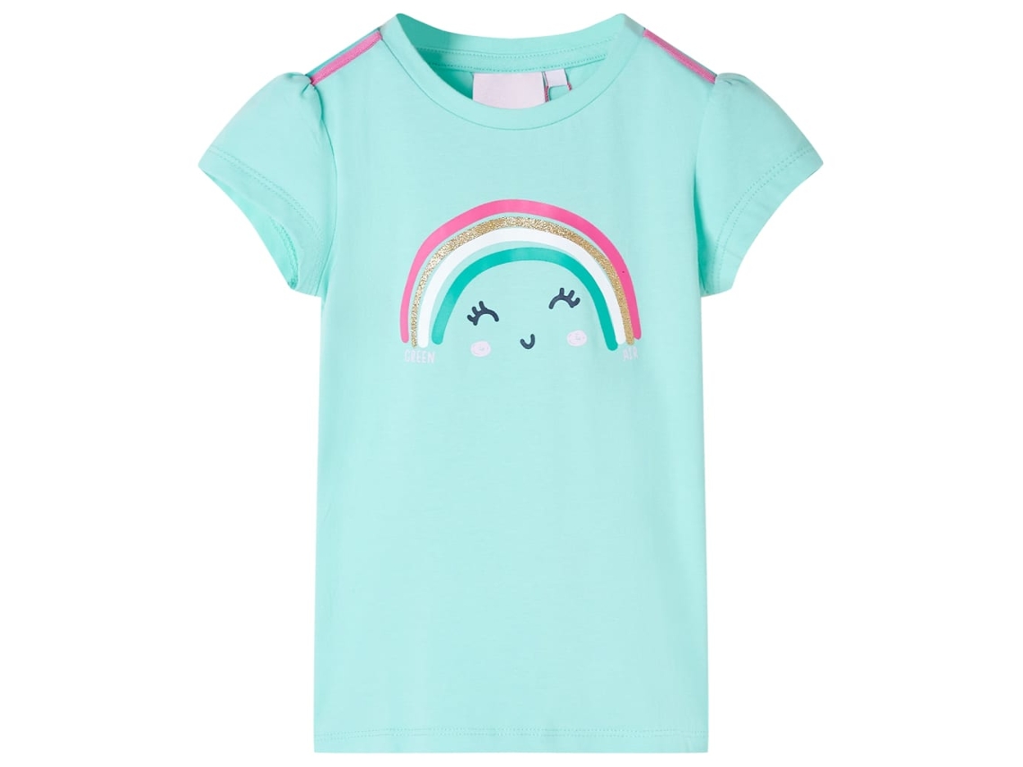 T-shirt Infantil Menta-claro 116