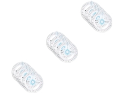 Régua Geométrica Transparente Série 3 Com 4 Peças X 3 Para Medição E
