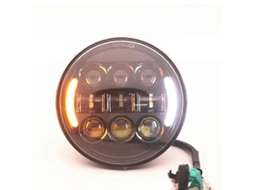 Acessórios De Motocicleta Farol Led 5,75 Polegadas Halo Branco 40w 45w Alto Baixo