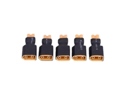 5pcs Conector Adaptador De Bateria Para Drone Rc Conversor Plug Xt30 Fêmea Para Xt60 Macho