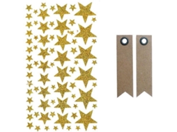 Adesivos YOUDOIT Estrelas com Brilho (29,5 x 14,5 cm)
