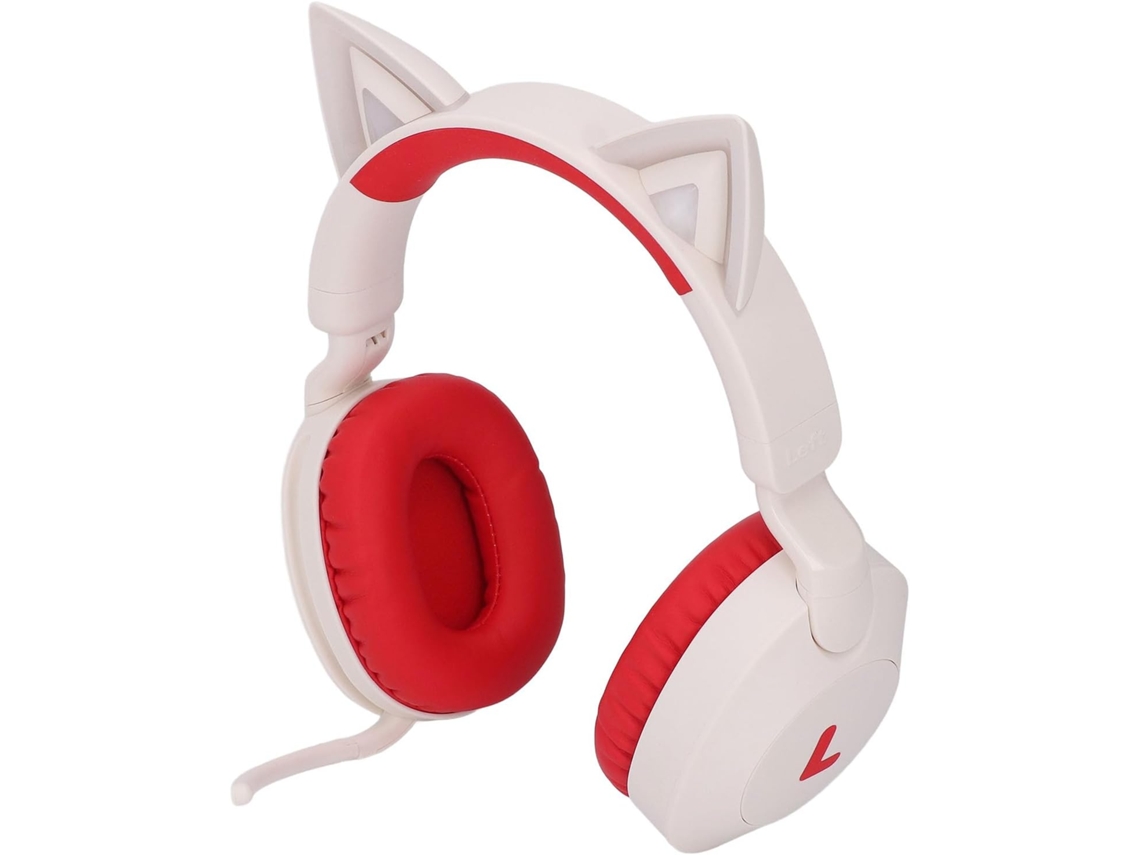 Fones De Ouvido Bluetooth Cuifati Com Orelhas Gato Para Crianças E Adultos, Fones De Ouvido Supra Auriculares Com Bt5 4