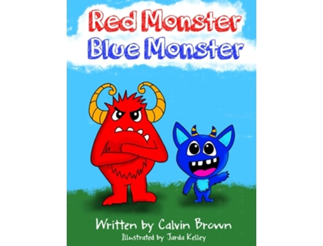 Livro Red Monster Blue Monster de Calvin D Brown (Inglês)