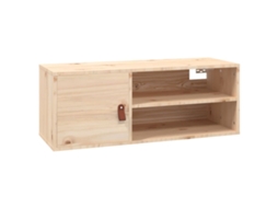 Wall Cabinet, Wall Cabinets Vidaxl Marrom Madeira De Pinho (n/a)