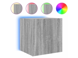 MAISON EXCLUSIVE Cinzento Sonoma Wall Mobile com Luzes LED (40,5x35x40 cm)