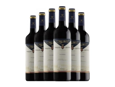 Vinho MARQUÉS DE GRIÑÓN Rioja Reserva (0.75 L - 6 Unidades)