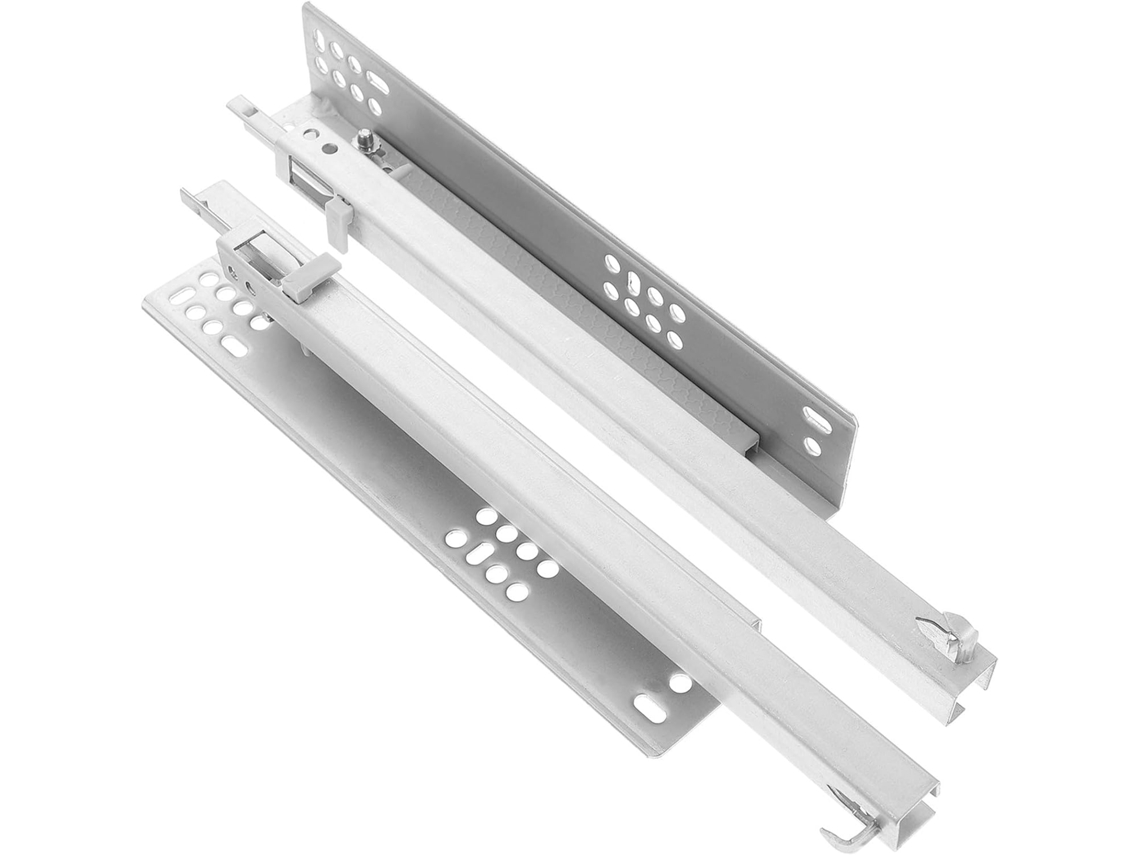 Trilhos Para Gavetas De Armário Healvian, 2 Peças, Com Função De Fechamento Suave E Amortecedor, Em Aço Laminado A Frio