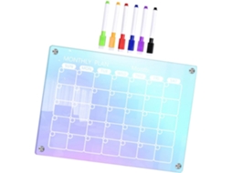 Tableau Blanc Hebdomadaire Em Acrylique Surface Lisse Et Design Criativo Effaçable À Sec Para Refrigerador