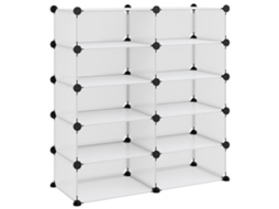 Shoe Rack, Shoe Racks Vidaxl Transparente Polipropileno (84 X 32 X 88.5 Cm)