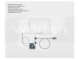 Carregador APPLE MagSafe (MacBook Air - CC Magnético - 45 W) — 45 W | Compatibilidade Macbook Air