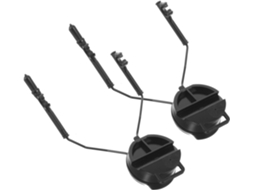 Support Pour Casque Portable À Rail, Design Suspendu Multifonction, Noir