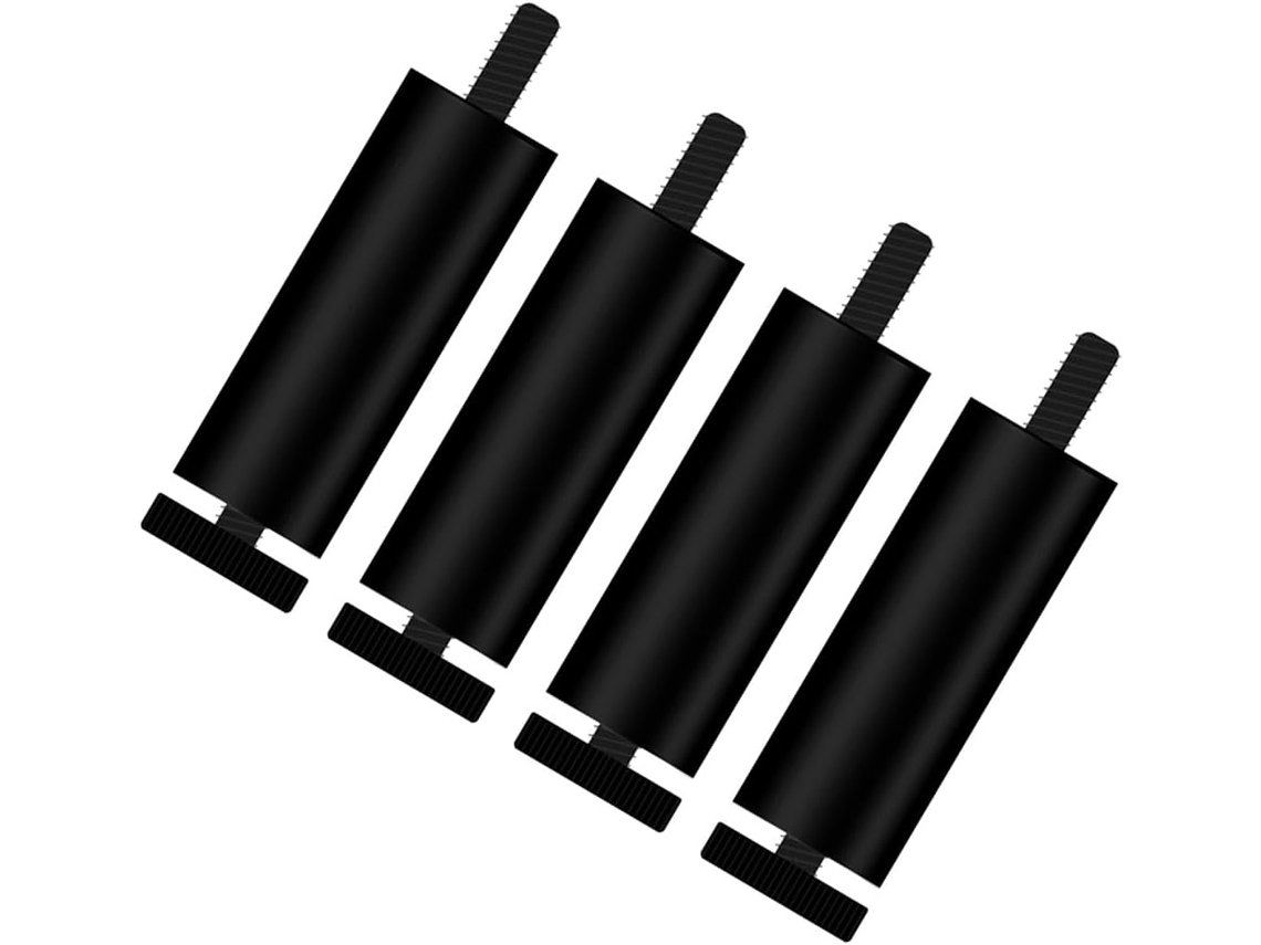 Conjunto De Sofá Metal Resistente Para Móveis Estilo Moderno E Robusto, Preto, 12cm