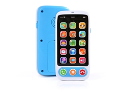 Telemóvel Educativo Infantil Touch Hexinyigjly 7 Modos, Aprendizagem Inglês, Presente 1-3 Anos Azul