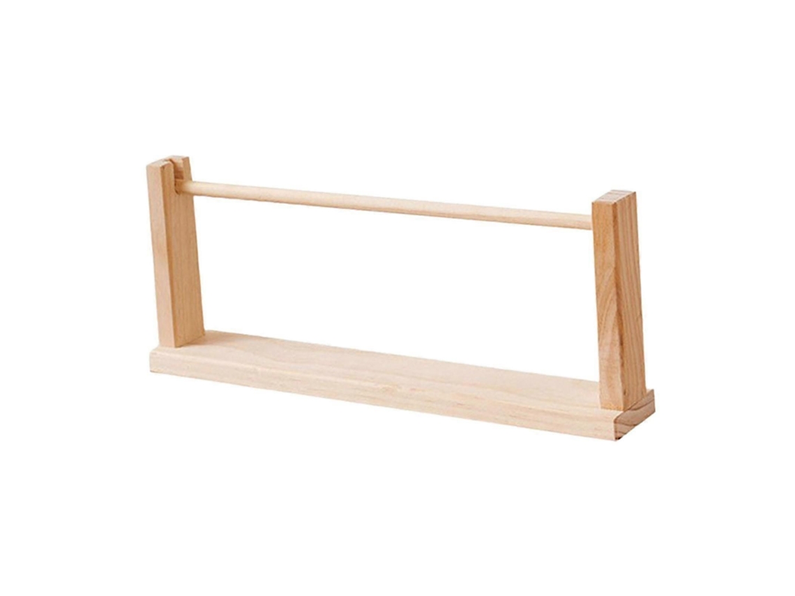 Organizador de Fitas de Madeira, Suporte para Fitas, Dispensador de Bobinas para Fitas. GOKOCO