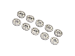 Rolamentos de Metal HURRISE 10 Peças de Impressora com Rolamento de Esferas Mini Metal Flange de Blindagem Dupla Peças de Impressão 3D