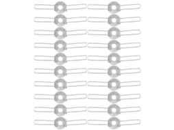 20 clips de resorte para lámparas de mesa, pantallas, bases y fijaciones - aquaforge