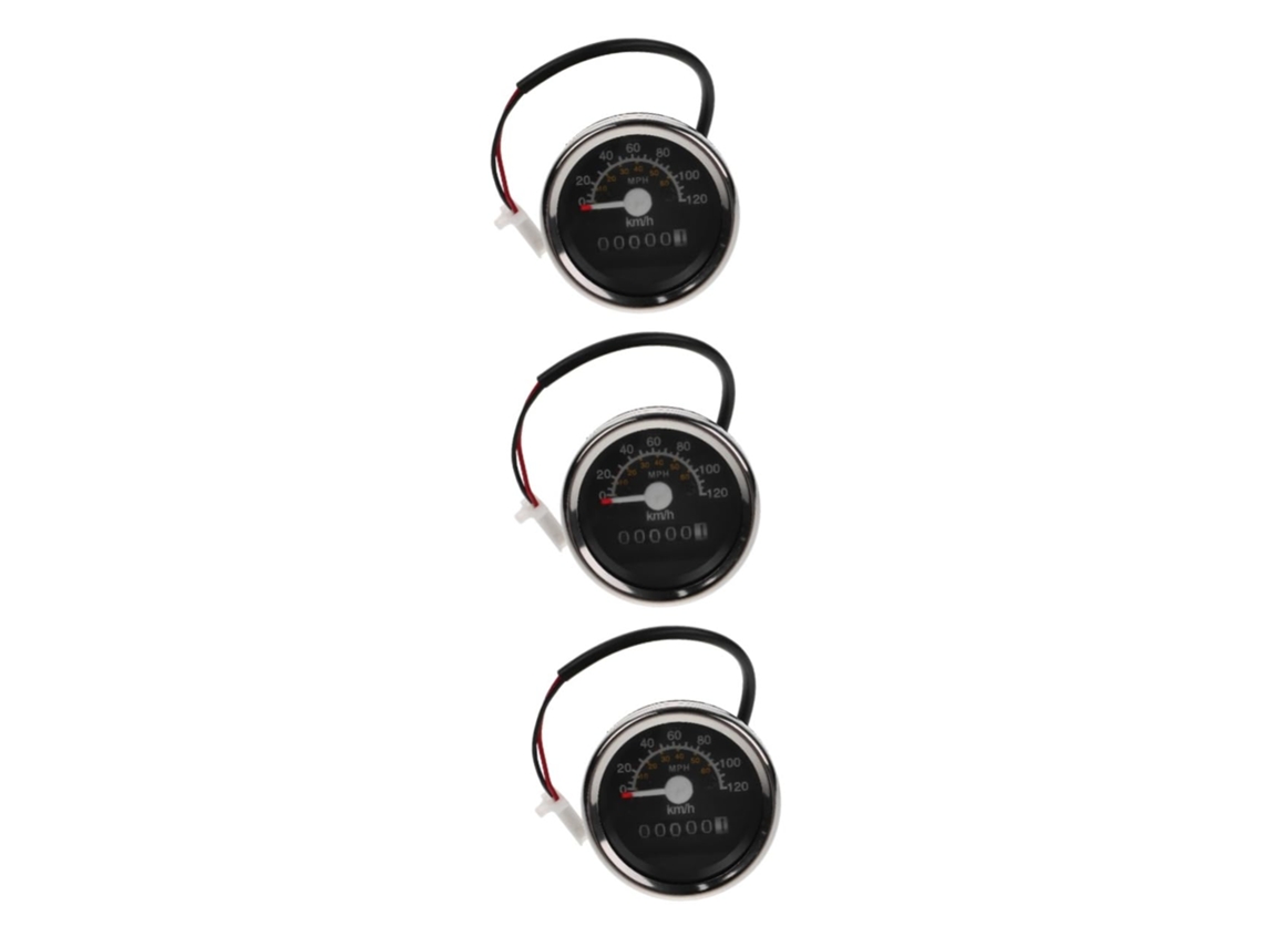 Conjunto De 3 Peças De Sensores De Velocímetro E Tacômetro Mecânicos Para Substituição Do Motor.