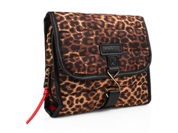 DKNY DKNY-363 Signature Puffer Mala de Toilette de Viagem para Mulher Leopardo