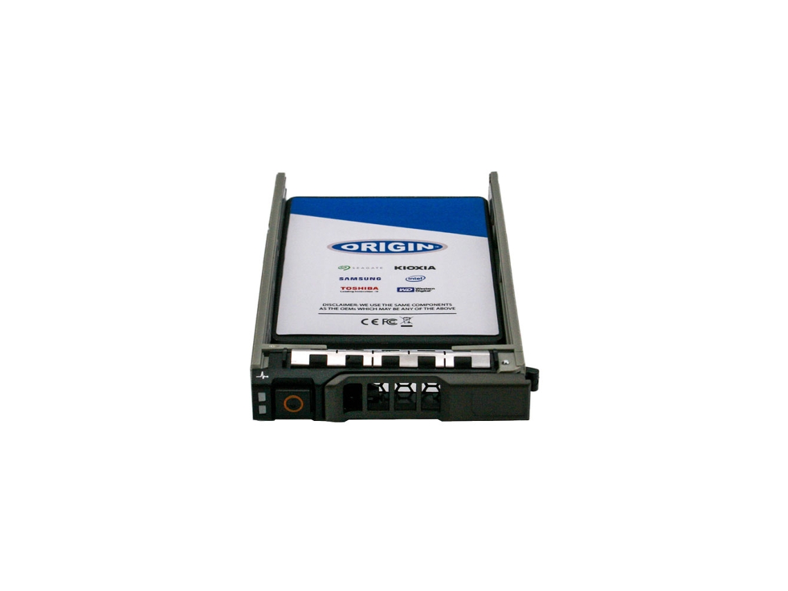 7,68 TB Hot Plug Enterprise Ssd 2.5 Sas Leitura Intensiva 12g 1 Dwpd Em Hot Swap Caddy Origin Storage