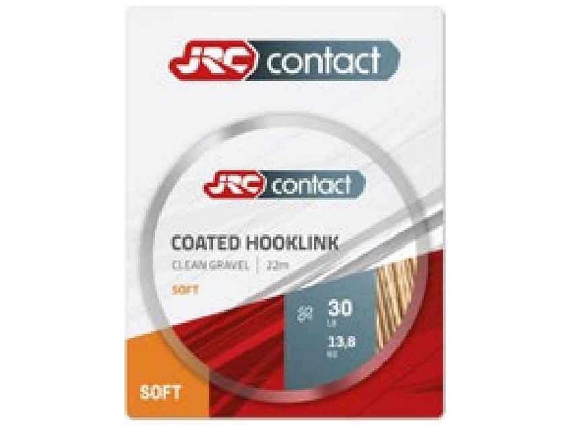 Trançado Contact Coated Hooklink Soft 22 M Transparente 30 Lbsjrc