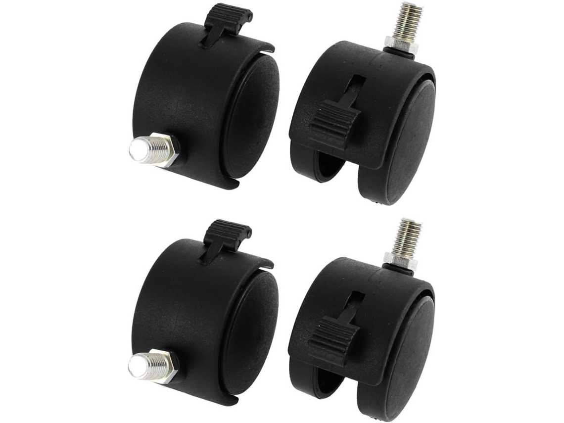 Rodízios Giratórios Aexit Com Haste Ro, 10 Mm, 4 Unidades, (388m502), Com Freio