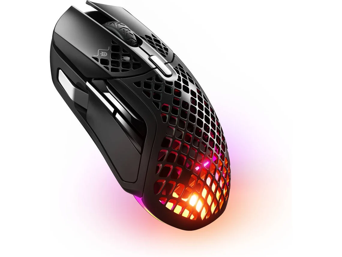 Rato Gaming STEELSERIES Aerox 5 (Wireless - 18000 dpi - Preto)