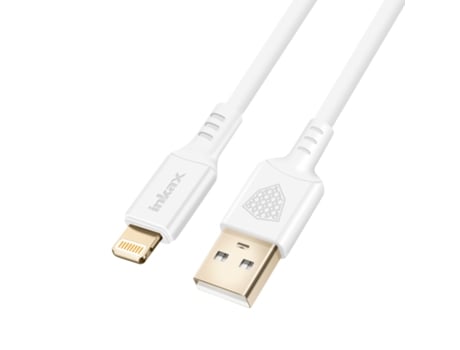 Cabo Usb Para Lightning Para Iphone Carregamento Rápido Branco Inkax
