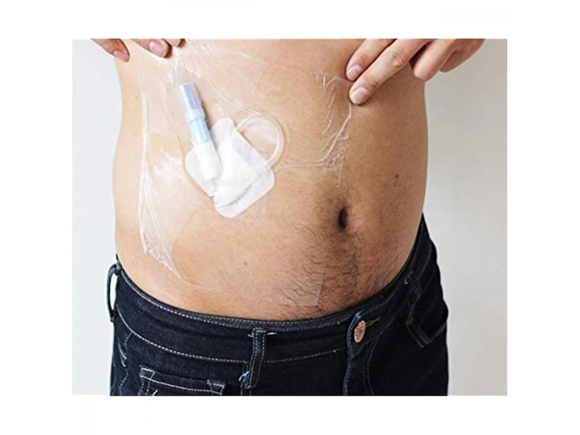 Curativos transparentes e impermeáveis para feridas, 10x10cm, descartáveis, higiênicos, película protetora, 50 unidades.