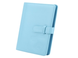 Álbum de fotos Lurelia, 96 bolsos, capa de PU, cor azul