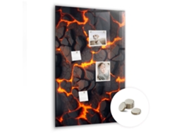 Quadro Magnético Lava Vulcânica Para A Cozinha Espelharte (60x90 Cm)